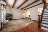 Large High ceiling with Fireplace