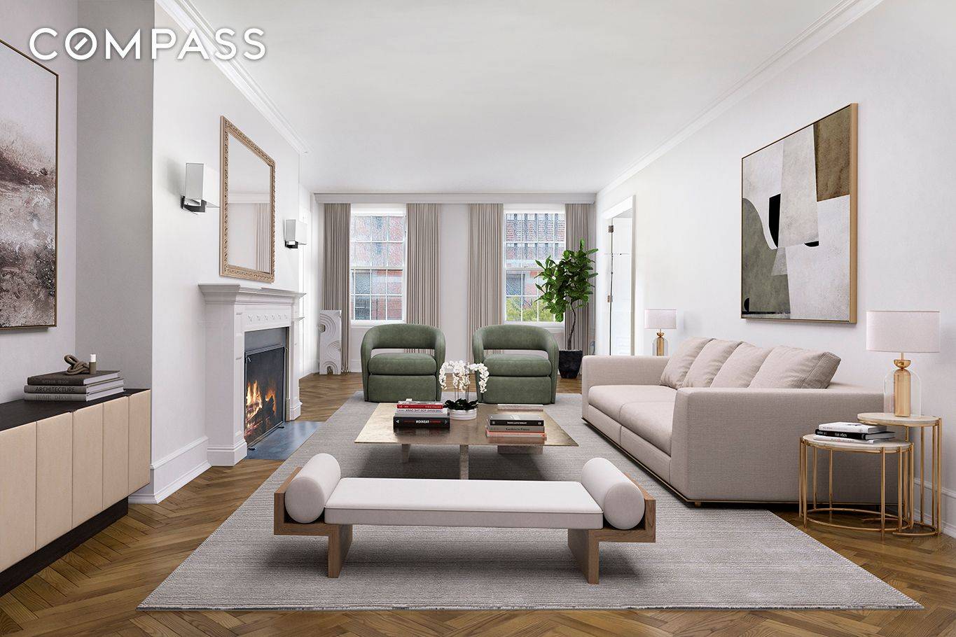 Move right into this triple mint, sun filled and impeccably designed, Classic 8 into 7 room apartment in an elegant prewar cooperative on Park Avenue.