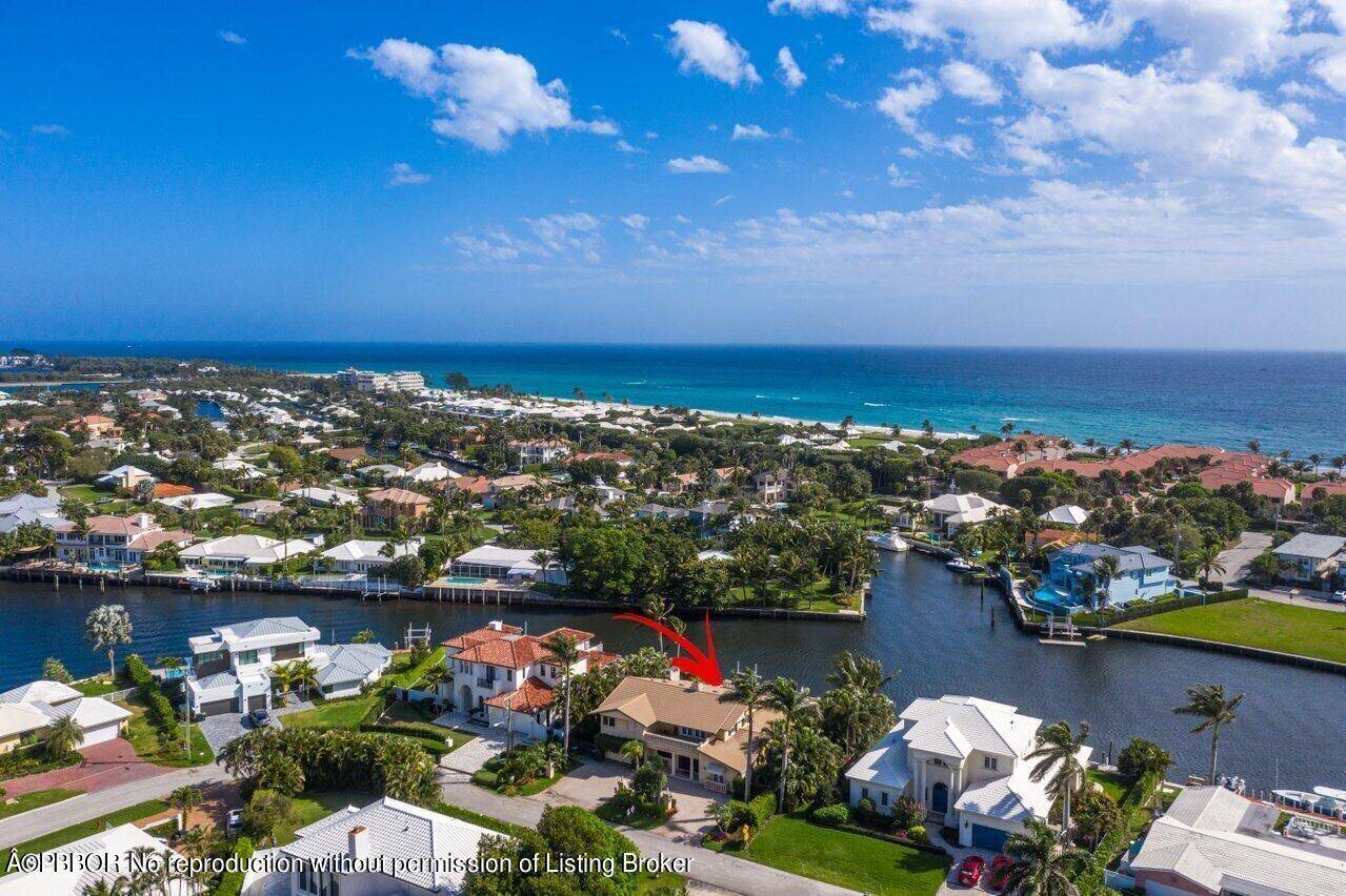 This expansive property is situated on some of the best water frontage in Ocean Ridge and awaits the perfect buyer to make it their own.