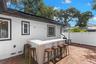 Backyard with Pavers and Vinyl Fence