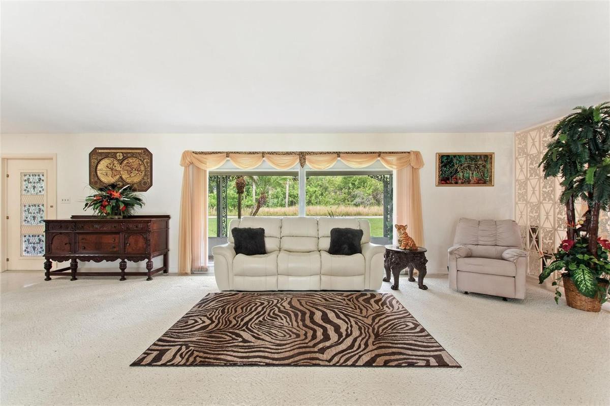Very large formal living room! This home was built for entertaining!