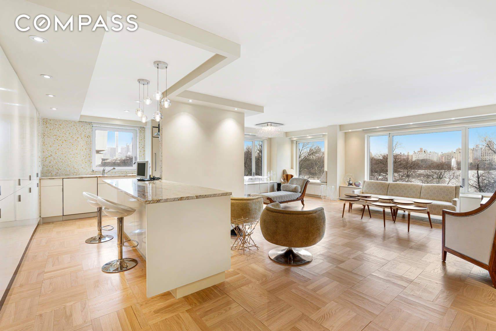 A Peaceful Oasis at 1080 Fifth Avenue A rare gem with direct Central Park, Reservoir and NYC skyline views from corner 5 room home in pristine, triple mint, move in ...