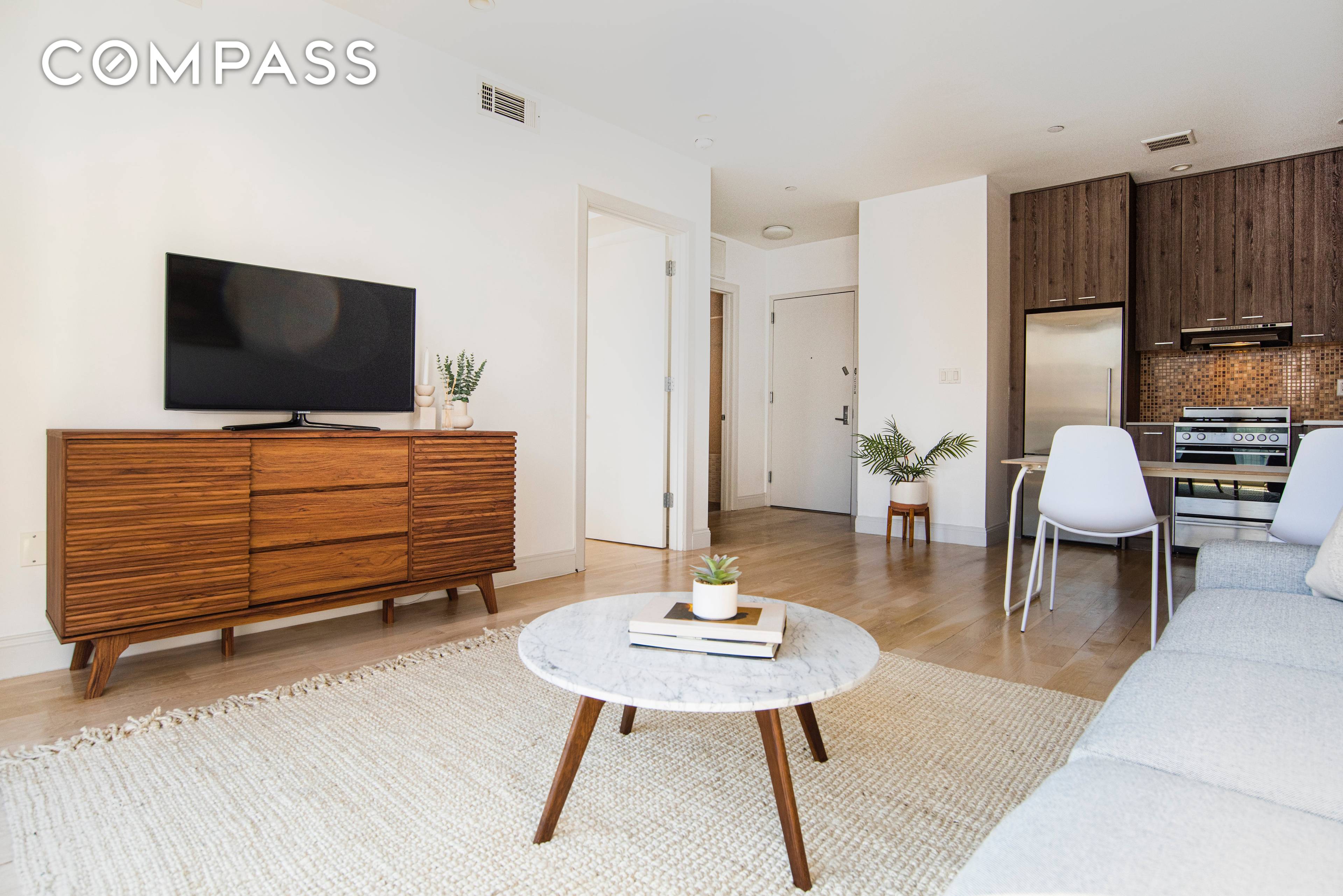 With a coveted location in the heart of Bed Stuy, this sleek and modern one bedroom, one bath boutique condominium occupies the top floor of one of the neighborhood s ...