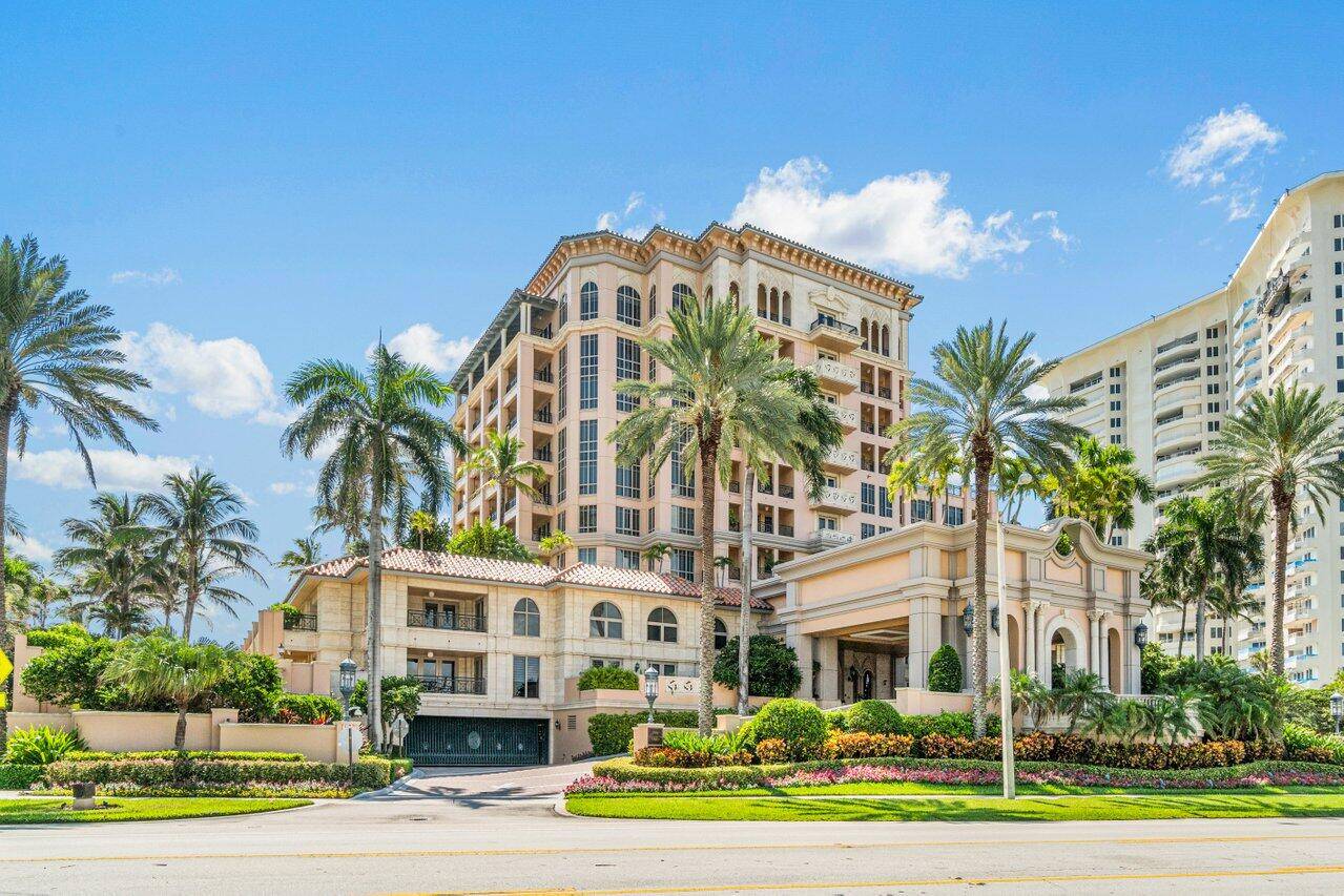Gorgeous penthouse, situated on the southeast corner of the Excelsior, featuring breathtaking views of both the Atlantic Ocean and Lake Boca Raton.