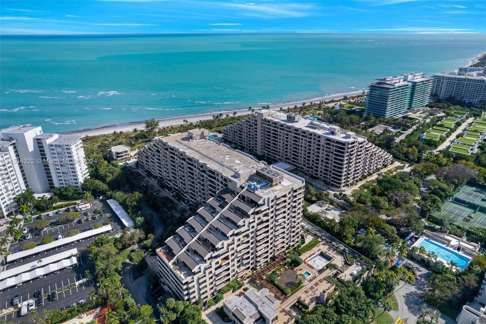 Large 2 2 condo located on Key Biscayne.