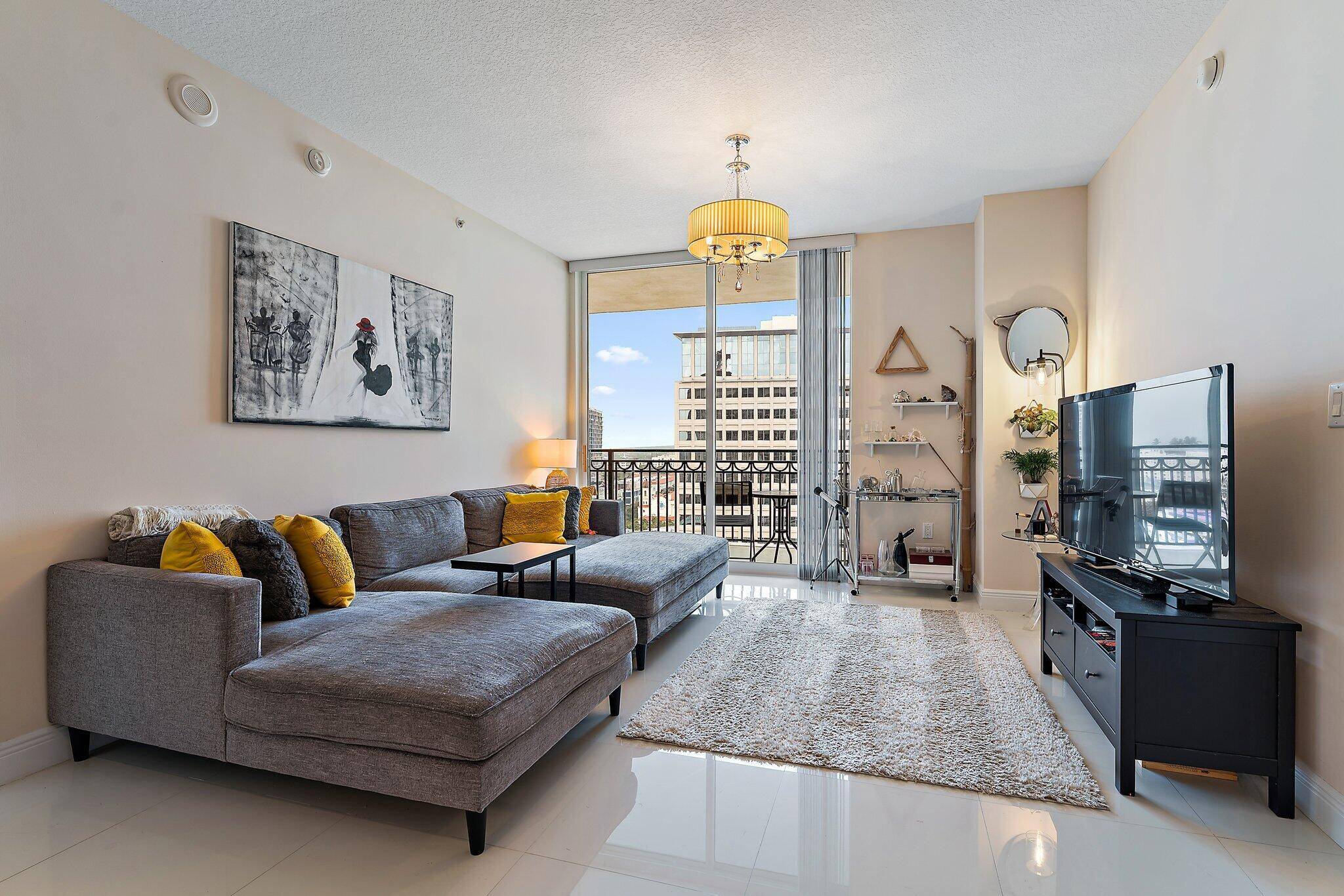 Experience captivating city and slight Intracoastal views from this stunning 2BD 2BA condo.