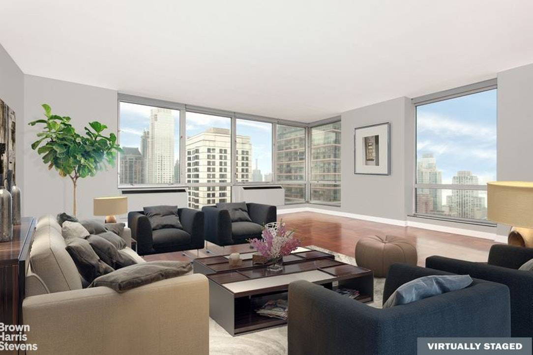 Located at Lincoln Center in one of Manhattan's premier full service condominiums, this spacious four bedroom and four and one half bathroom home offers the best of New York City ...