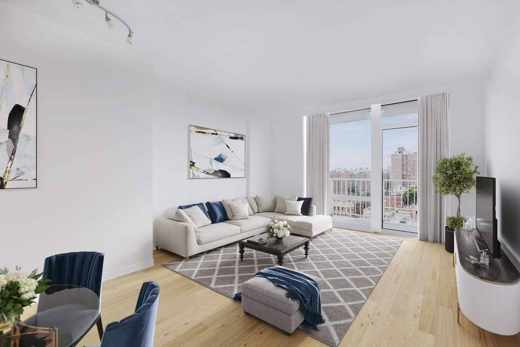 Sun drenched 2 Bedroom 2 Bathroom home with South facing private balcony in The Gramercy Starck, with interiors designed by the acclaimed French designer Philippe Starck.