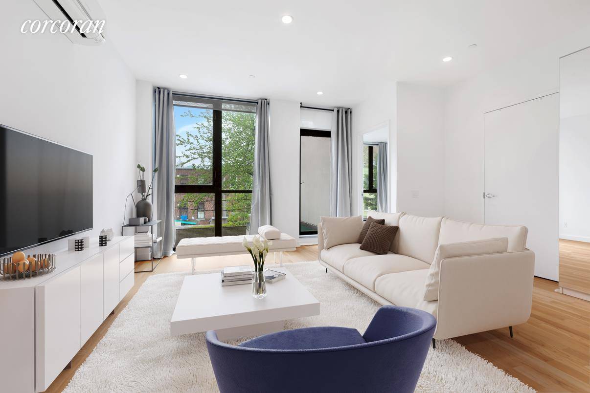 Unveiling 227 34th St, Residence 2R ; an oversized, sun splashed one bedroom with floor to ceiling windows and a highly coveted tax abatement until 2042 in a charming elevator ...