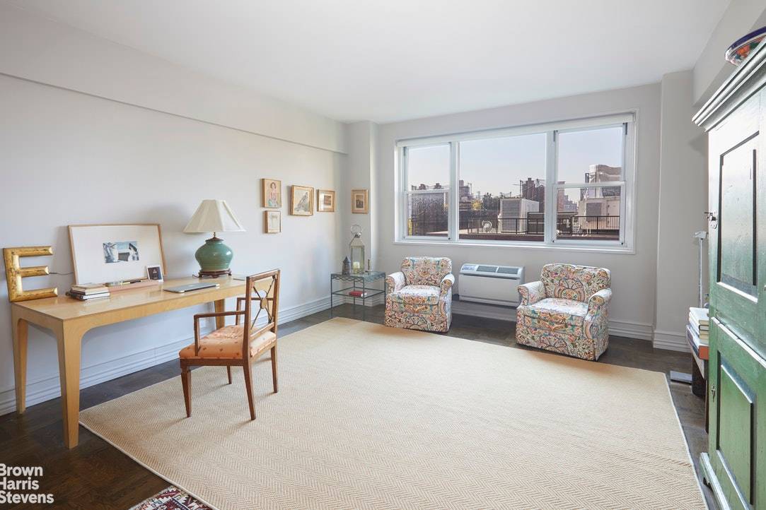 Enormous sun drenched south facing studio in coveted 2 Horatio Street.