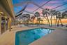 HEATED in ground pool that directly faces the gulf