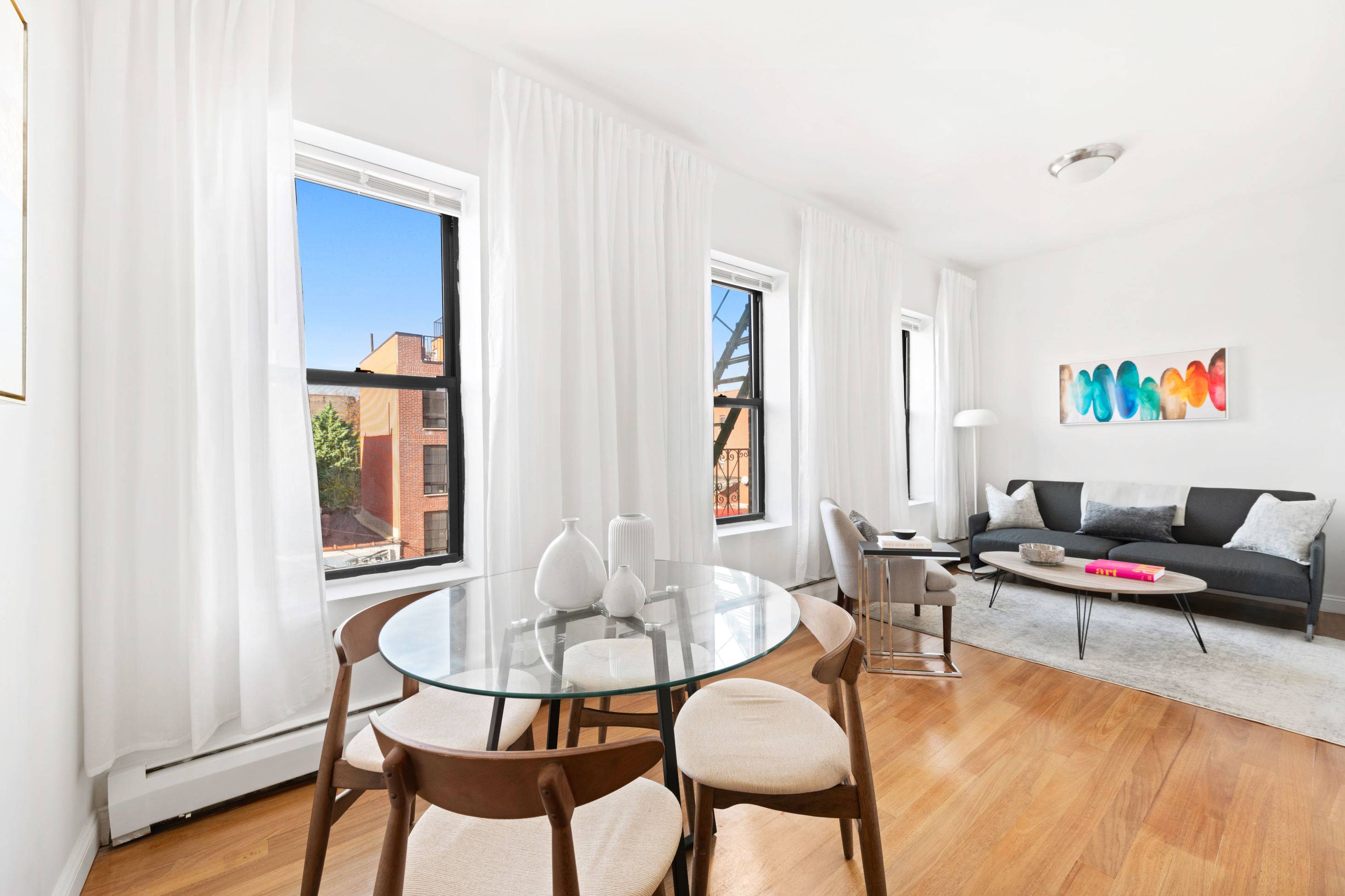Be the first to live in this freshly renovated 2BR apartment in prime BedStuy.