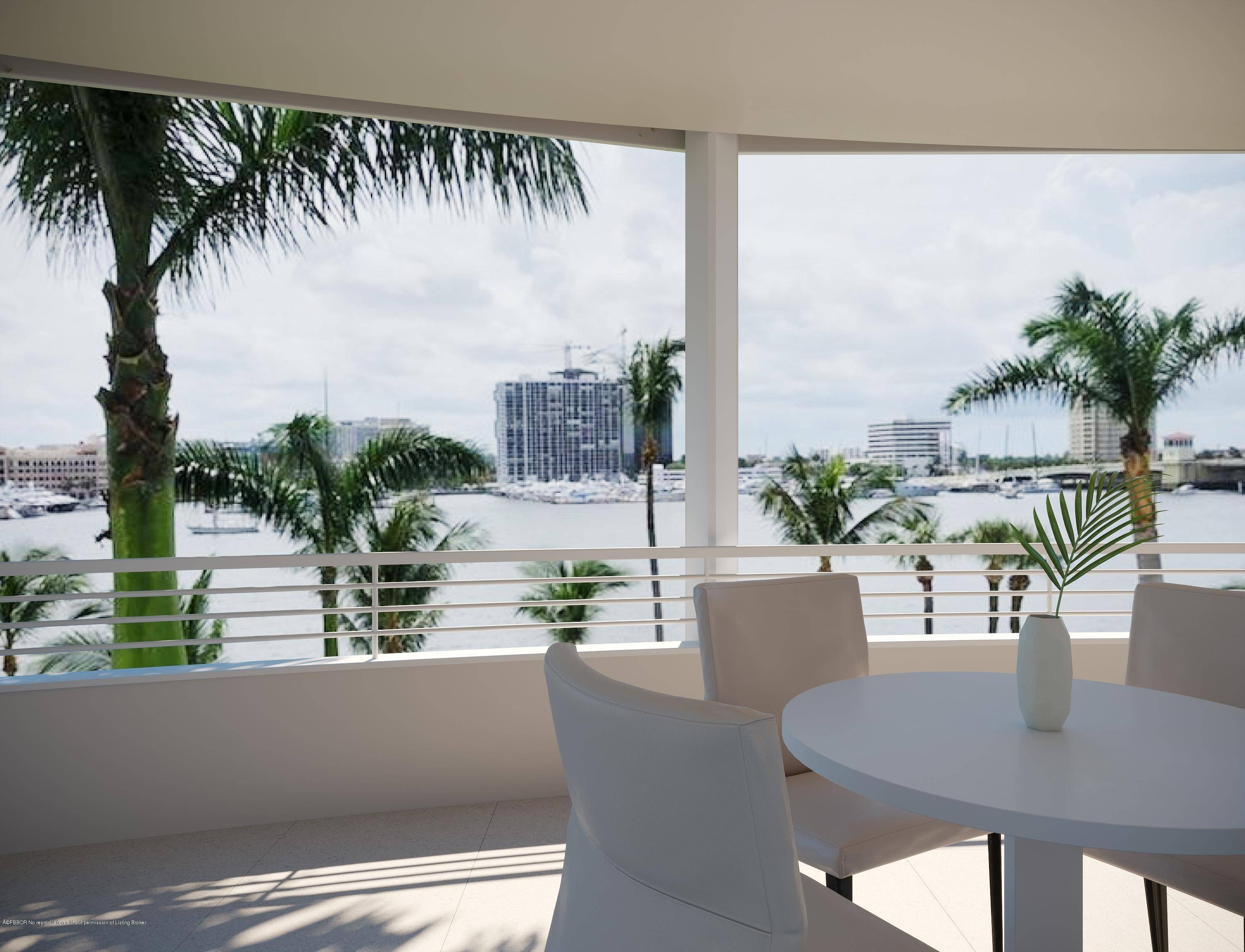 COMING SOON ! Glamorous Direct Lakefront Wraparound Corner Residence at Palm Beach Towers.