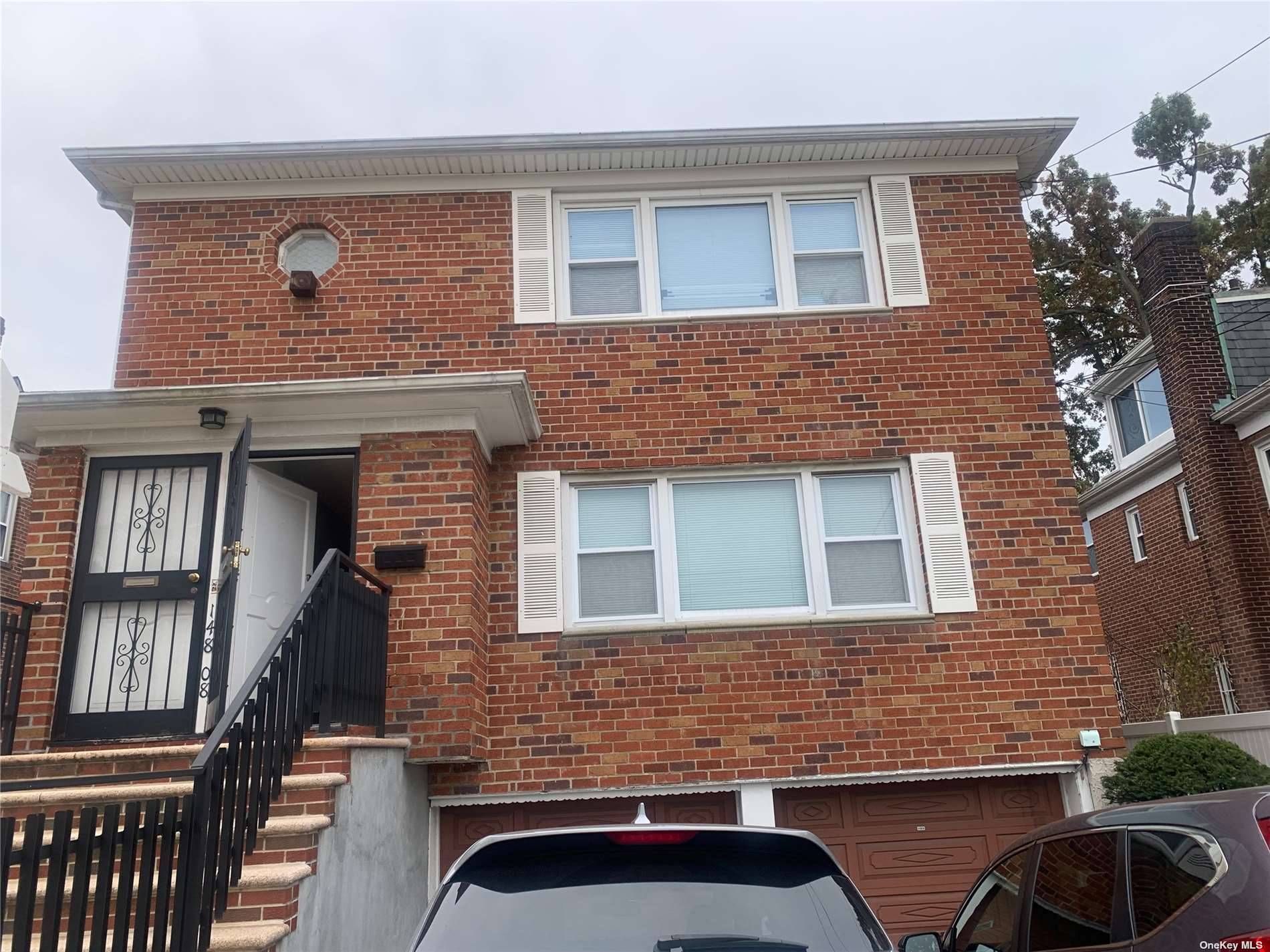 Excellent 2nd fl Apartment in a Beautiful brick house, featuring 3 bedrooms, 2 full bathrooms, eat in kitchen, Living room, Dining room and many closets.