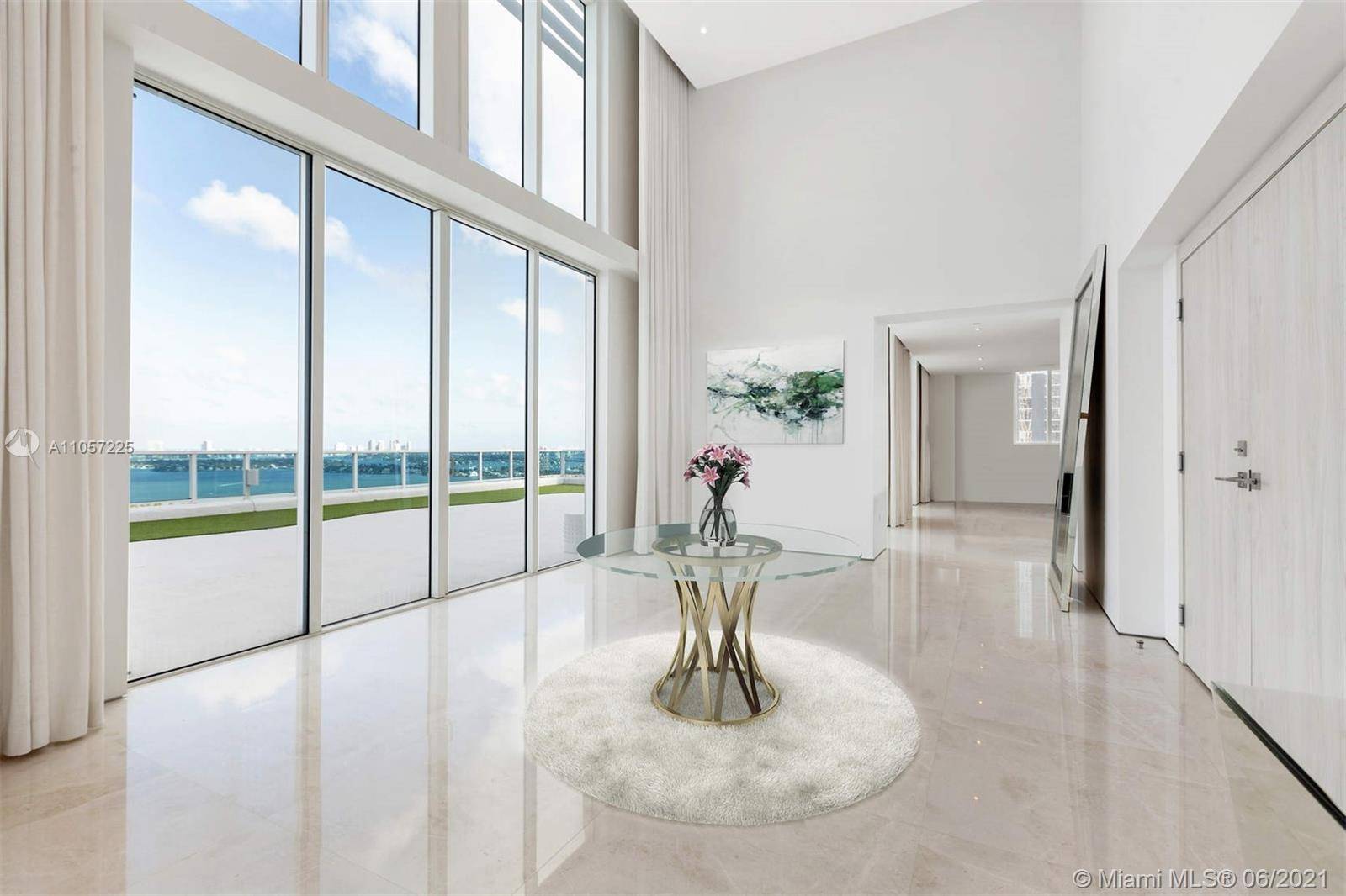 Step into a one of a kind Penthouse, A 2 STORY HOME ON A ROOFTOP, in Miami's Edgewater neighborhood.