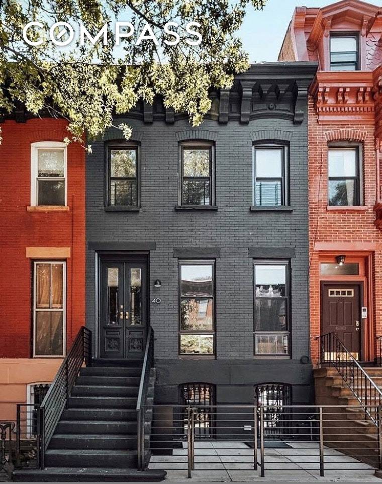 Beautifully renovated, legal two family configured as a single family, on a quiet one way street on Clinton Hill Border.