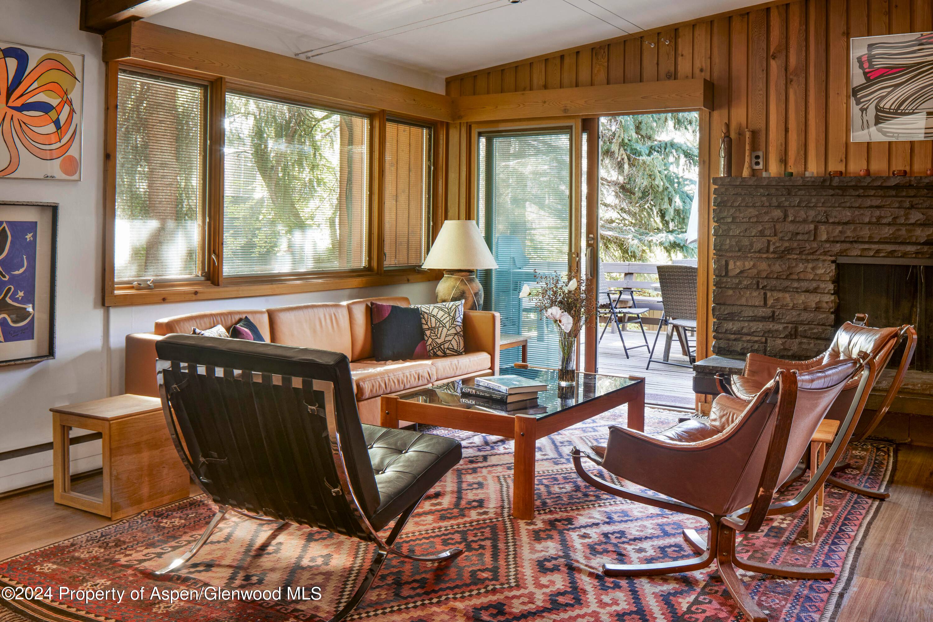 A modernist take on a mountain ski chalet designed by Herbert Bayer is the perfect year round rental for the outdoors, art, and entertainment enthusiast.