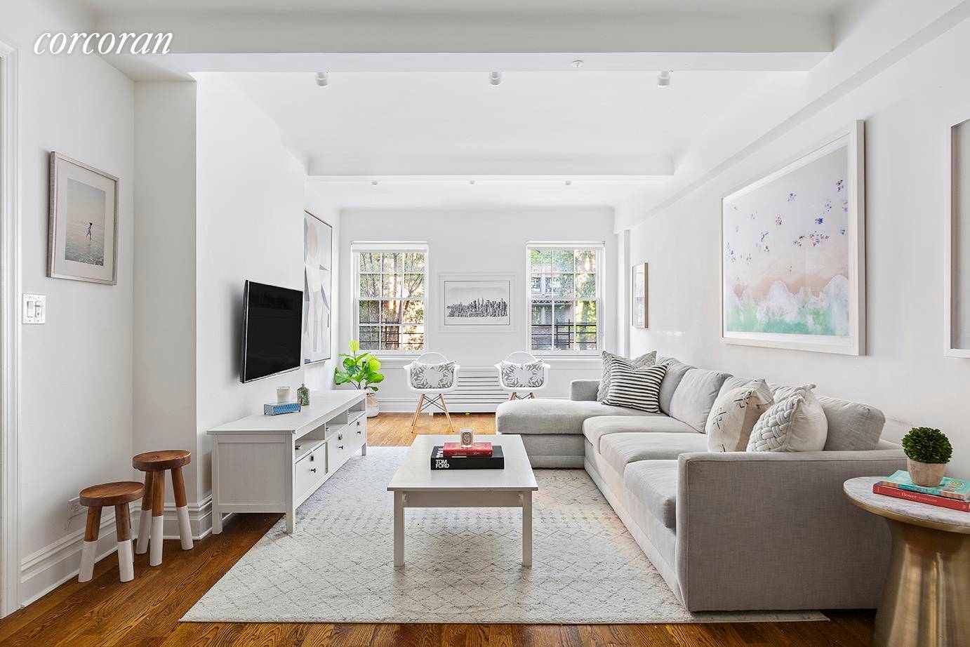 New to market is this impeccably renovated 2 bedroom flexible 3 bedroom coop, offering understated elegance with timeless pre war details in the heart of Greenwich Village.