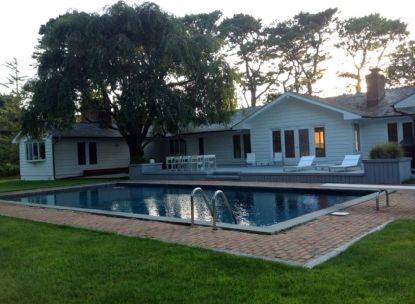 East Hampton 4 Bedroom Contemporary With Pool in Georgica