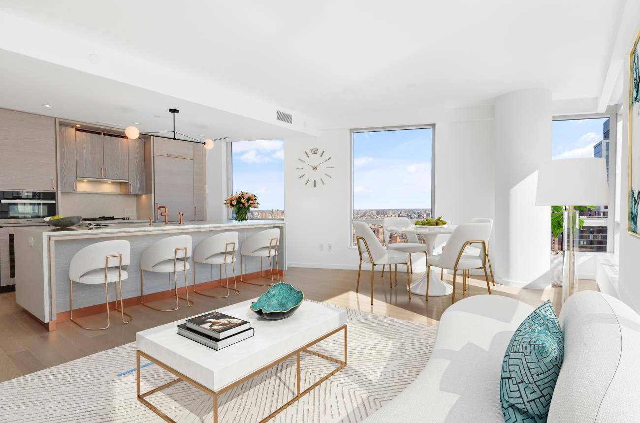 SPACIOUS 2BR IN FULL AMENITY BUILDING WITH VIEWSA pristine corner residence nestled in the prestigious Brooklyn Point development, this stunning 2 bedroom, 2 bathroom home is a portrait of contemporary ...