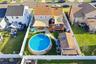 Aerial View of Backyard & Pool