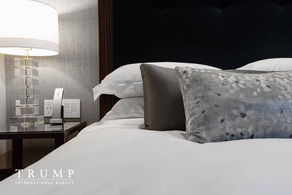 Beautiful studio hotel condominium corner unit at Trump International Hotel offering a flexible owner use policy.