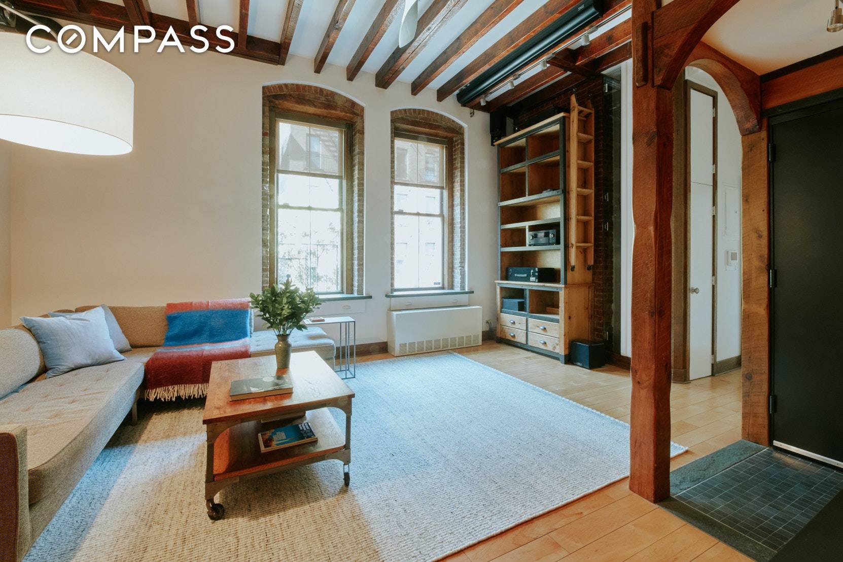 Over 500 sqft of private roof garden Charming and Thoughtfully Renovated 3 Bedroom, 3 Bath Pre War Home exudes tranquility and serves as an incredible oasis from the busy city.