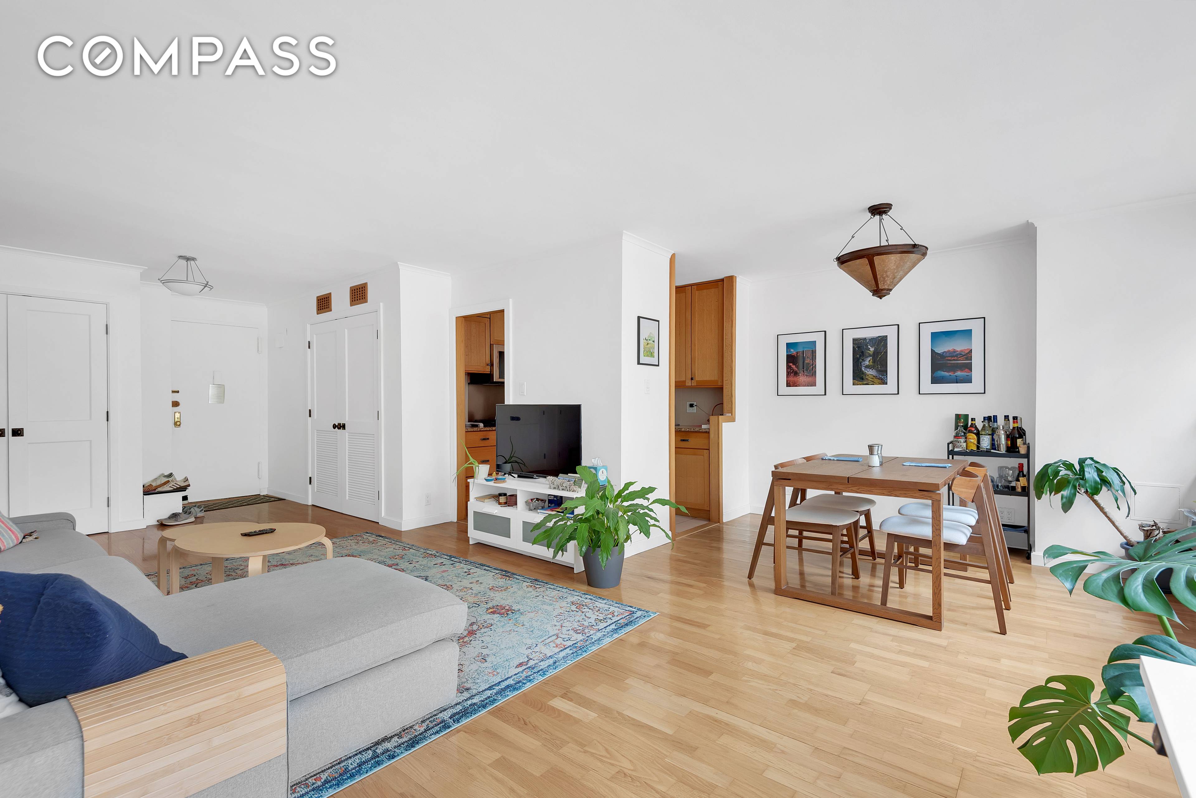 Refined and Spacious 1 Bed Convertible 2BR with Natural Light in Prime Kips Bay This expansive junior four convertible two bedroom home offers exceptional light all day and versatile space ...