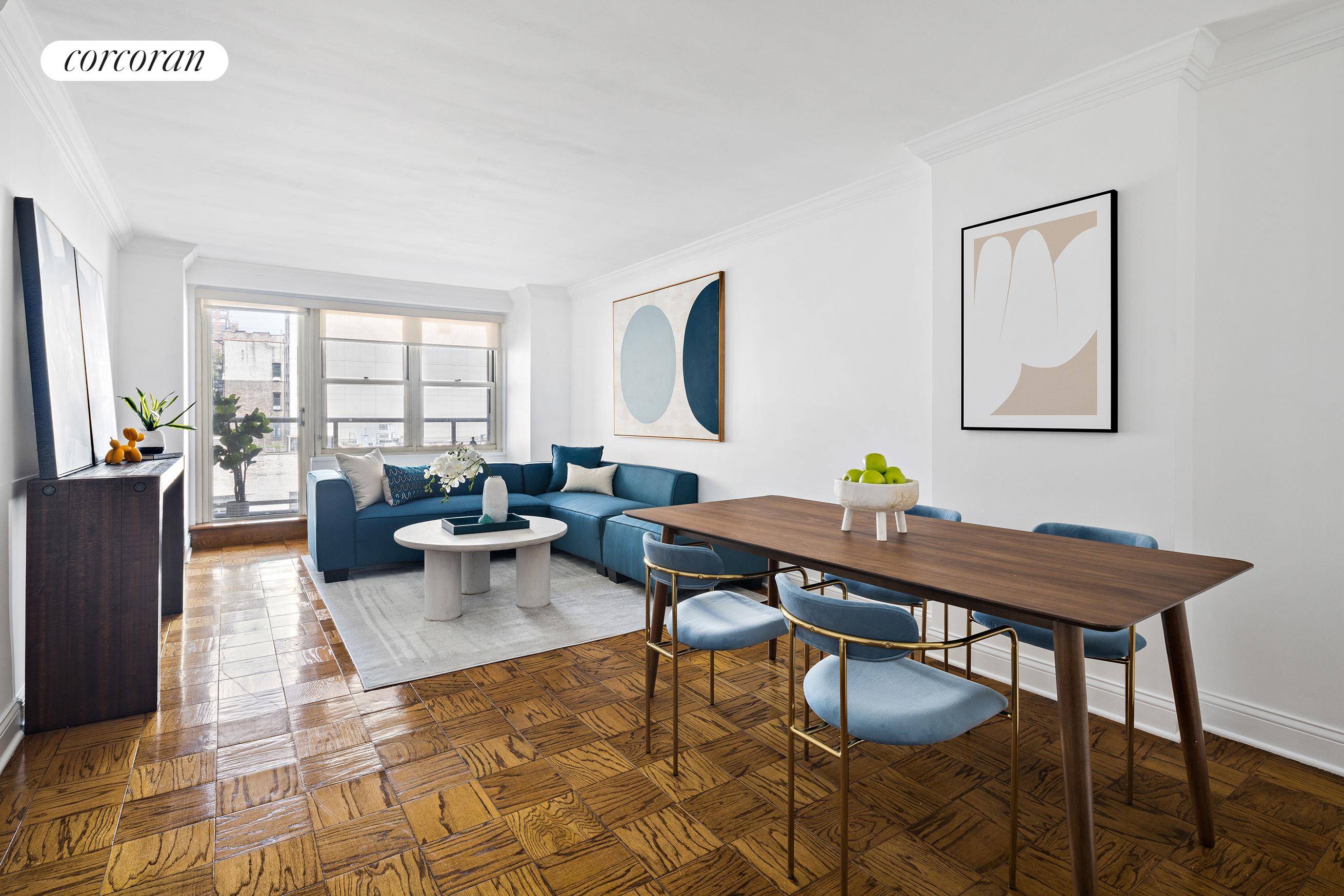 New to market at the highly sought after New York Towers and conveniently located at the crossroads of Kips Bay and Gramercy Park is this newly renovated and oversized 1 ...