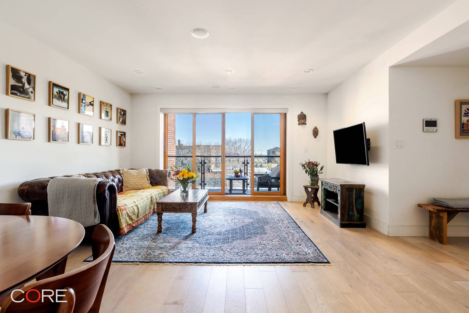 Introducing unit 6B, a minimalistic two bedroom, two bathroom residence boasting a balcony overlooking the tranquil scenery behind Ocean Parkway.