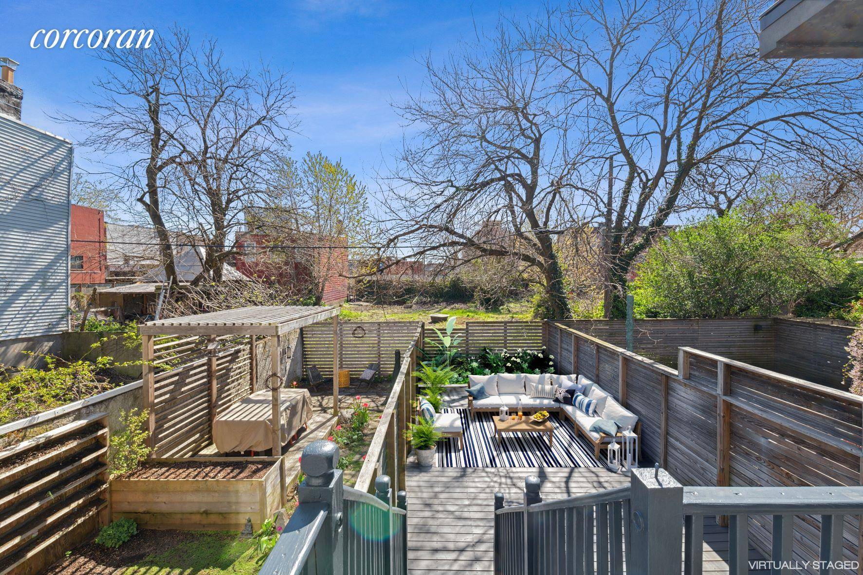 A Garden Oasis awaits you in Red Hook.