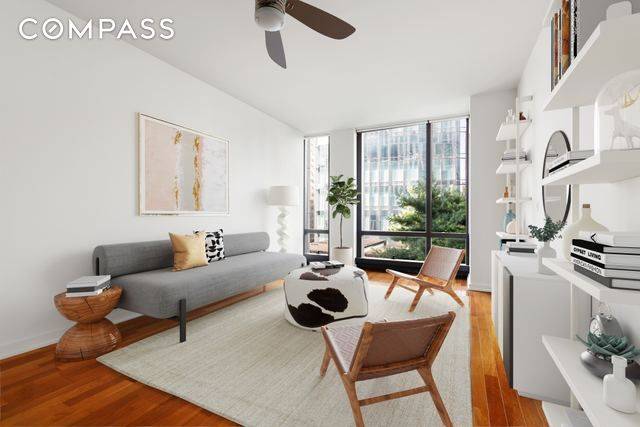 Located in the heart of one NYC most desired neighborhoods, this stunning large loft like one bedroom 1.