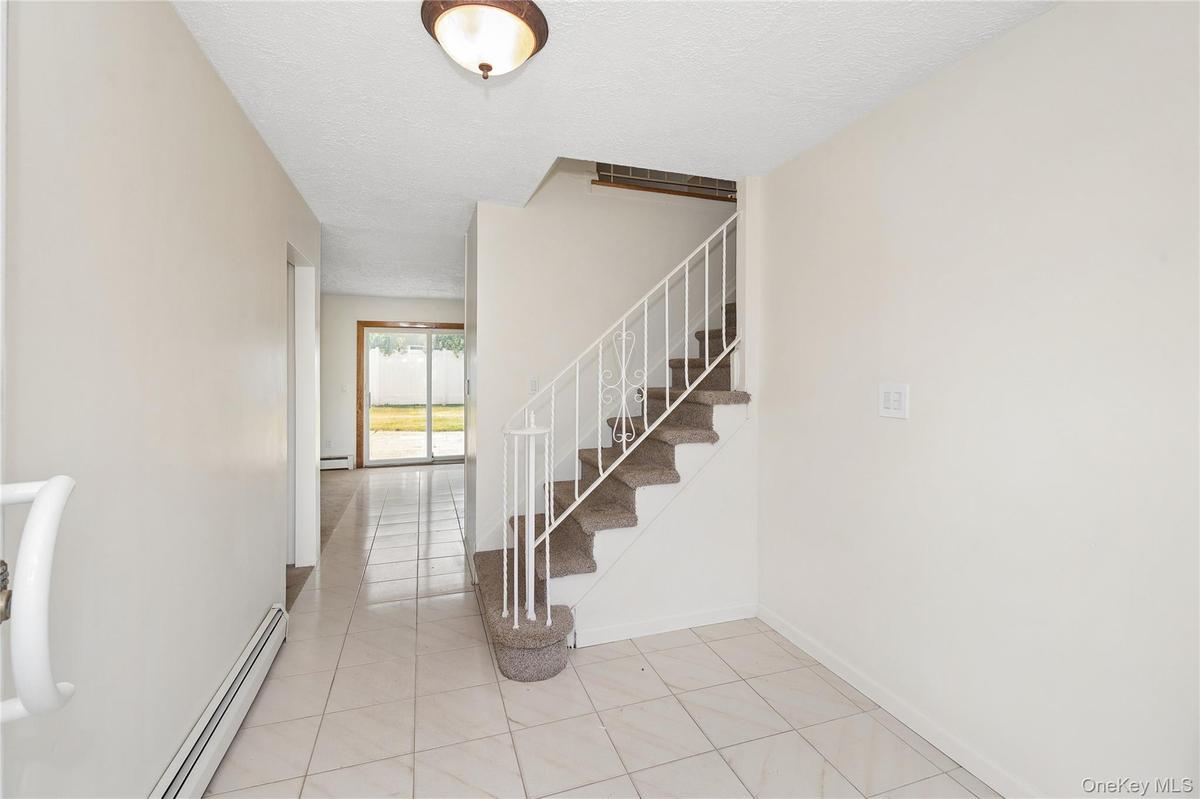 With steps to second floor