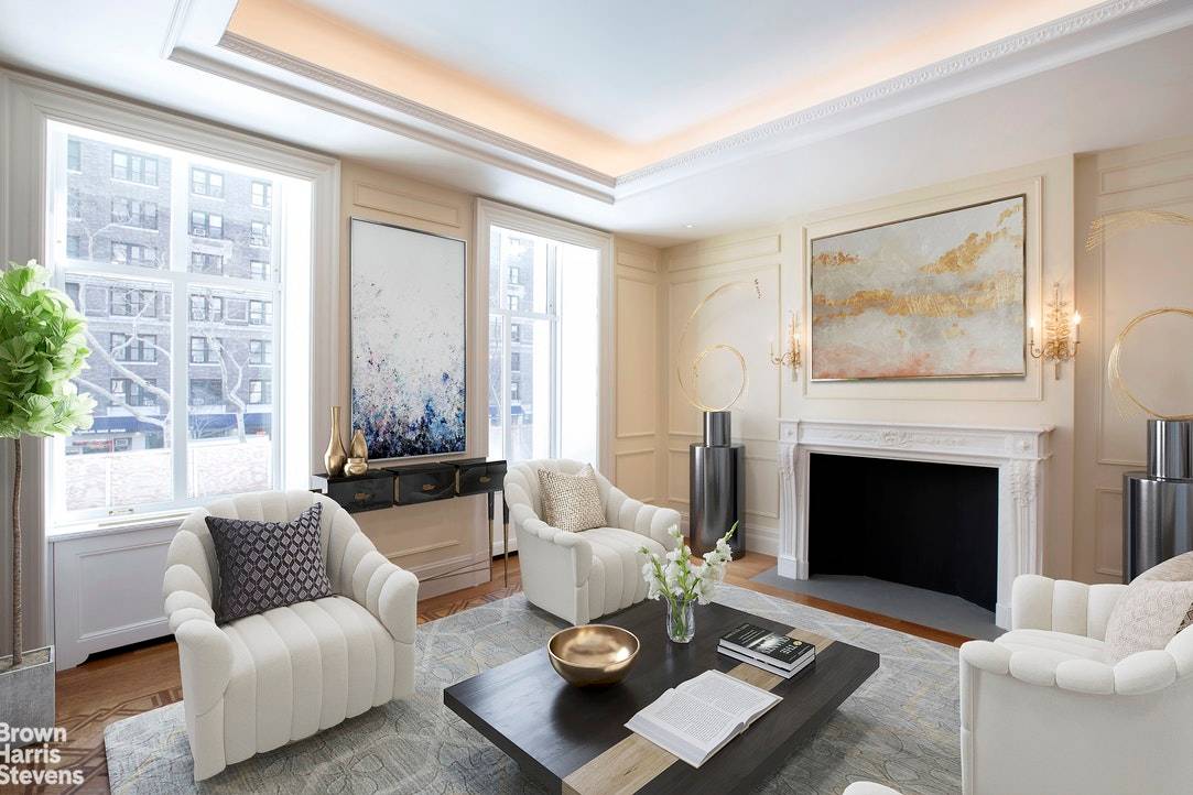 This impeccable grand residence is the largest renovated home ever offered for sale at the historic, landmarked Apthorp Apartments.