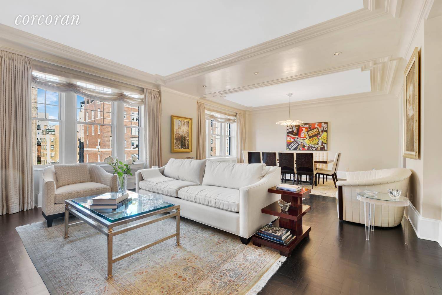 Wonderfully positioned high atop Park Avenue, this stunning Gold Coast original 8 into 6 room corner home showcases a gracious layout, fine finishes, grand scale with nearly 10 ceilings, and ...