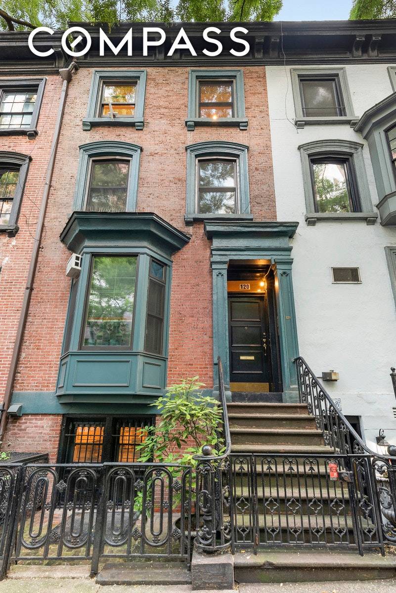 Nomad brownstone Floor through with Roof deck 120 East 30th street is a three family townhouse originally built circa 1865 which has a gorgeous landmark facade.