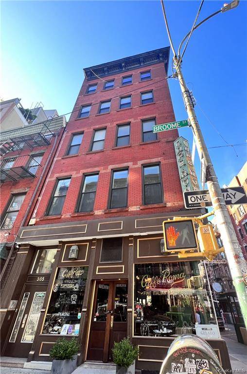 Investors' Dream Opportunity in Little Italy NoLita 385 Broome Street is a Free Market Rental CORNER building located in the heart of Little Italy NoLita, New York City, right at ...