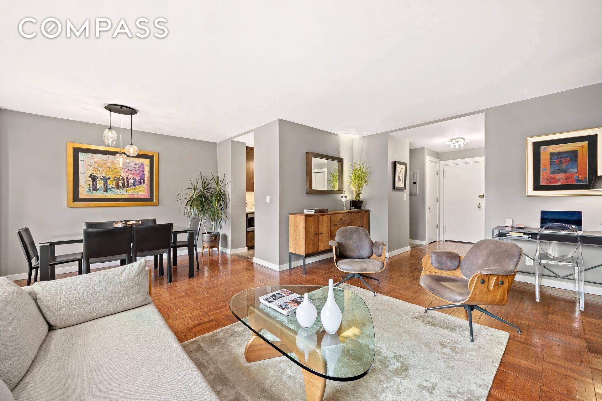 No expense spared in this completely renovated oversized 1 Bedroom 1 Bathroom home available in Greenwich Village s full service award winning co op, The Brevoort East.