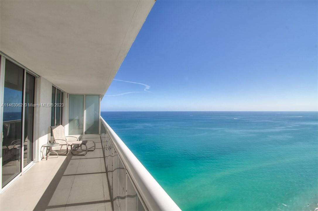 Ocean Front, bright and spectacular fully furnished unit, two bedrooms den 3 baths with marble wood floors, completely renovated spectacular SE panoramic ocean views from the 44th floor, all the ...
