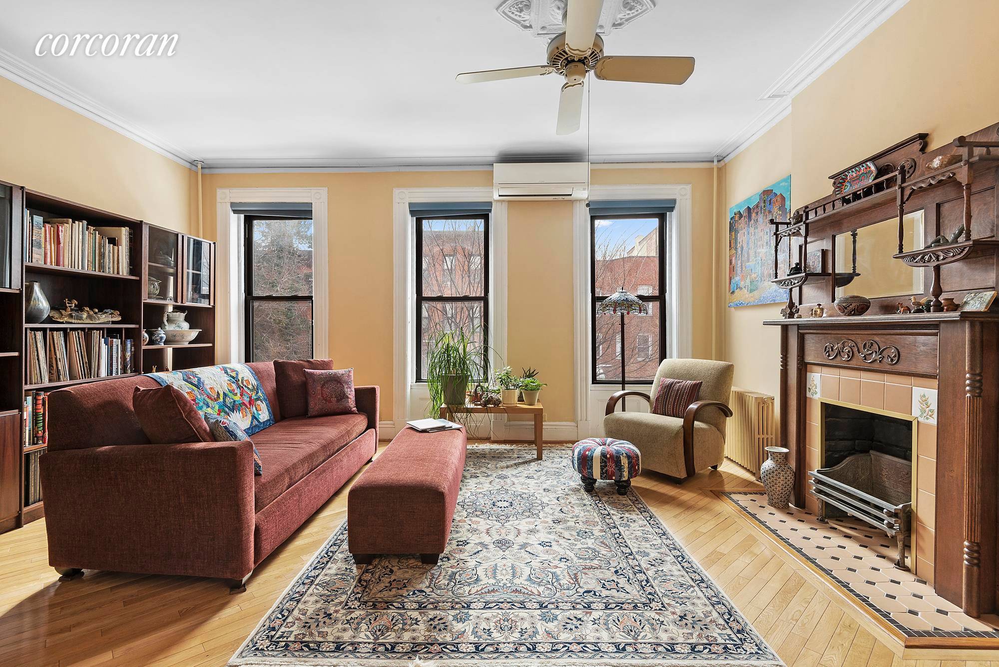 Located in the heart of South Slope and only half a block below vibrant Seventh Avenue, this lovingly maintained two family brick row house boasts real Brooklyn charm.