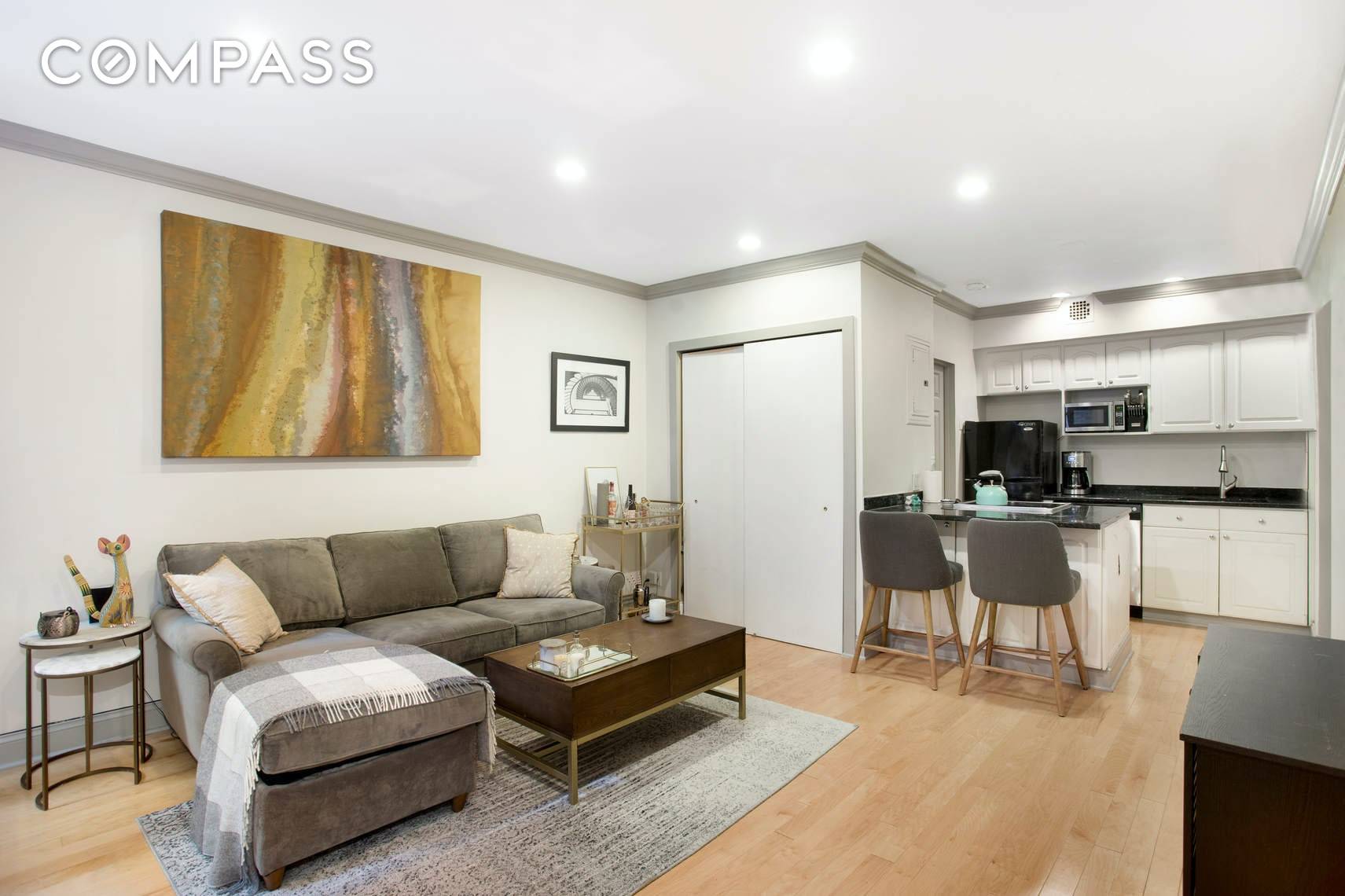 Don't miss this delightful, beautifully renovated pre war one bedroom, one bathroom home on Irving Place, an unbeatable Gramercy Park location.