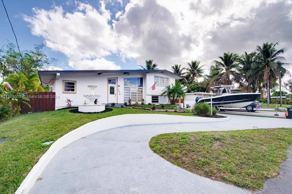 Stunning 3 bedroom 2 bathroom waterfront home located in Lauderdale Isles and ready immediate move in.