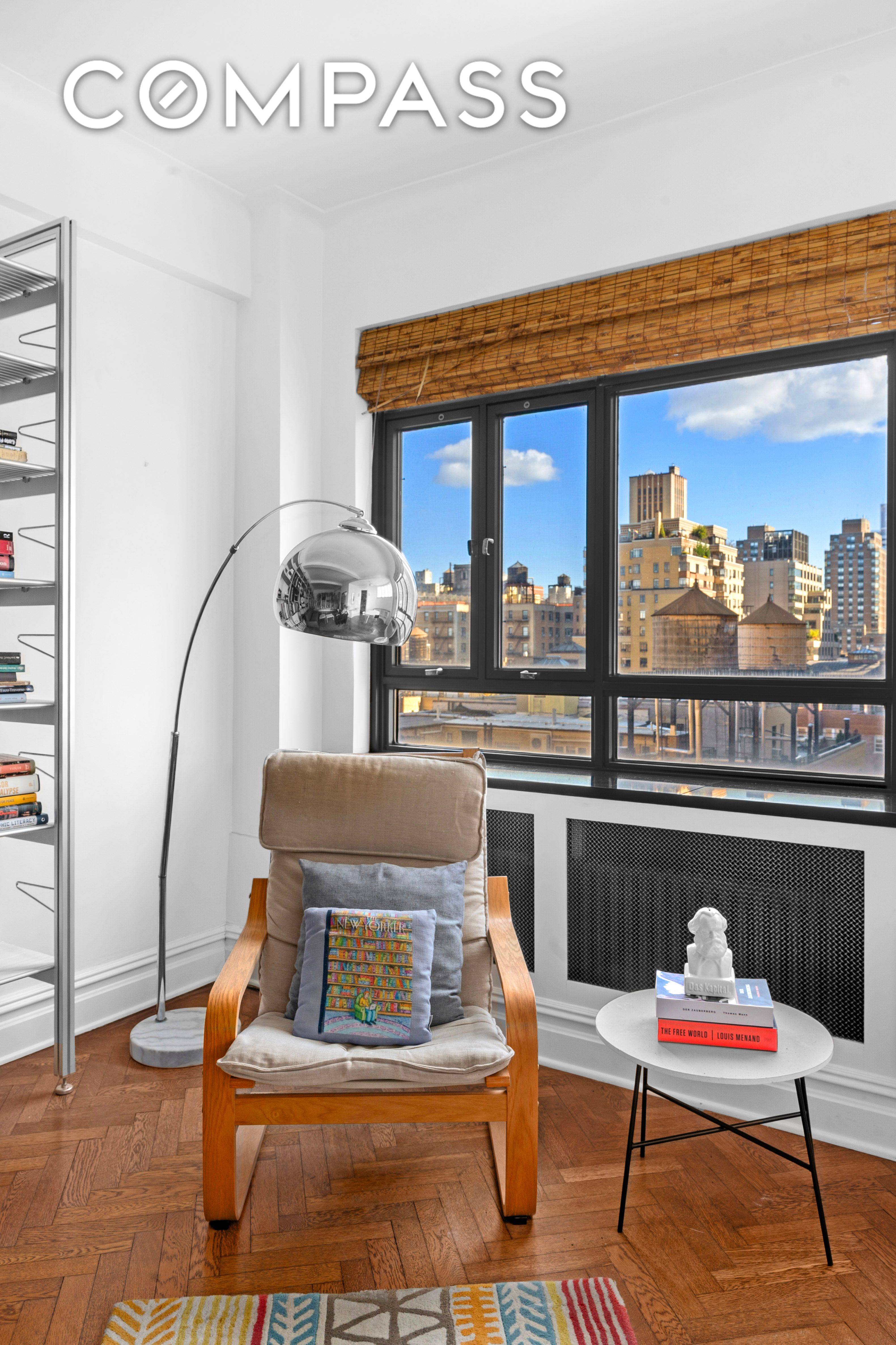 Perched on a high floor of the iconic Normandy, this expansive alcove studio spans over 700 square feet and offers incredible flexibility, charm, and light.