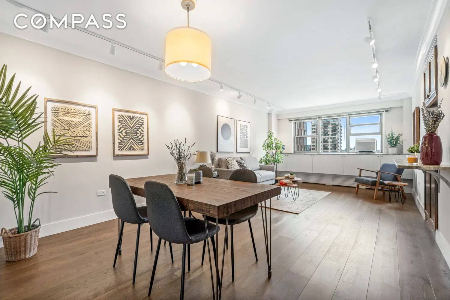 Perched on a high floor at 230 Jay Street, a full service co op building, unit 11J is a meticulously renovated, sun filled 2 bedroom 2 bath home outfitted with ...