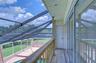 Balcony overlooking the beautiful property.
