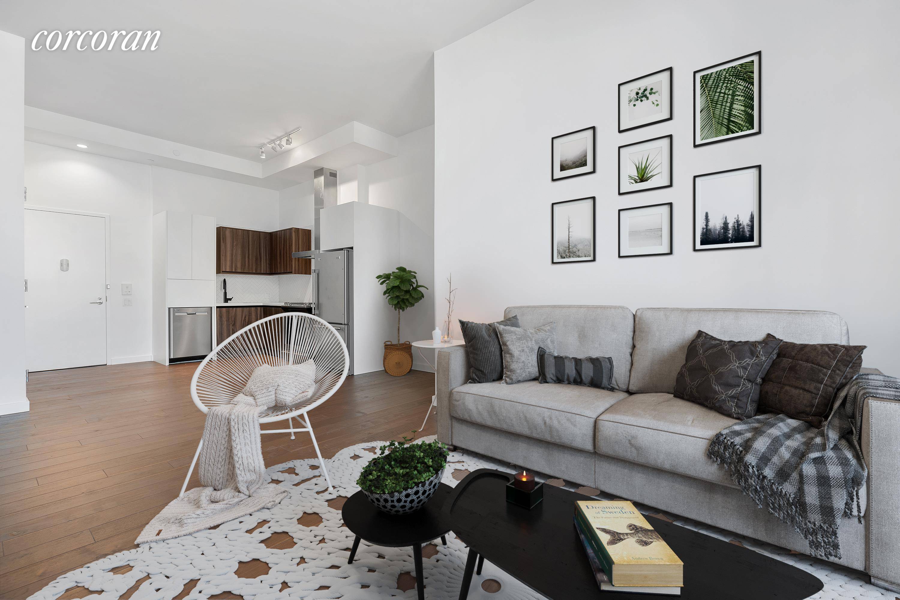 Welcome to 21 India Street a brand new 1 bedroom home in the heart of Brooklyn This loft like apartment features oversized windows, wide plank walnut floors, and 11 foot ...