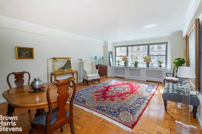 A beautifully renovated large and gracious one bedroom apartment in one of New York's most desirable and fabulous building, The Dorchester, is being offered for sale.