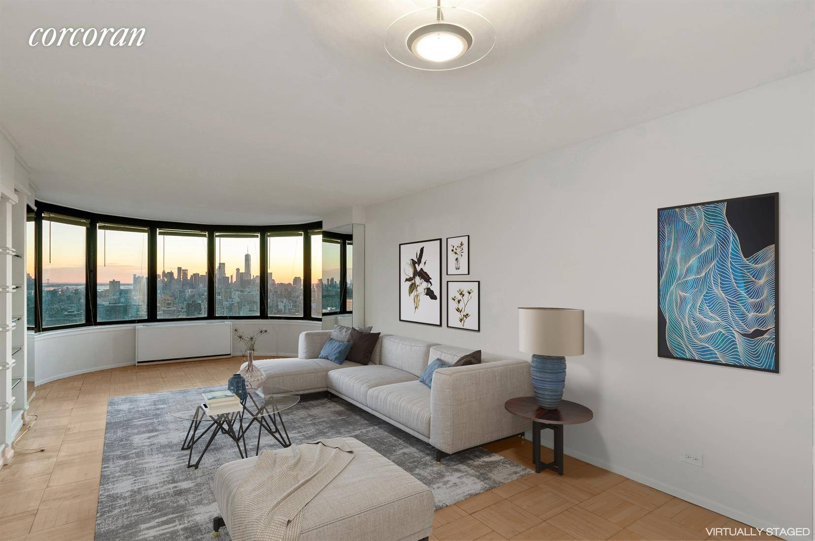Corinthian Condo 330 East 38th Street Apt 47C New York, NY 10016 the most luxury building in Murray Hill, Spectacular panoramic view from 47th floor of South New York City ...