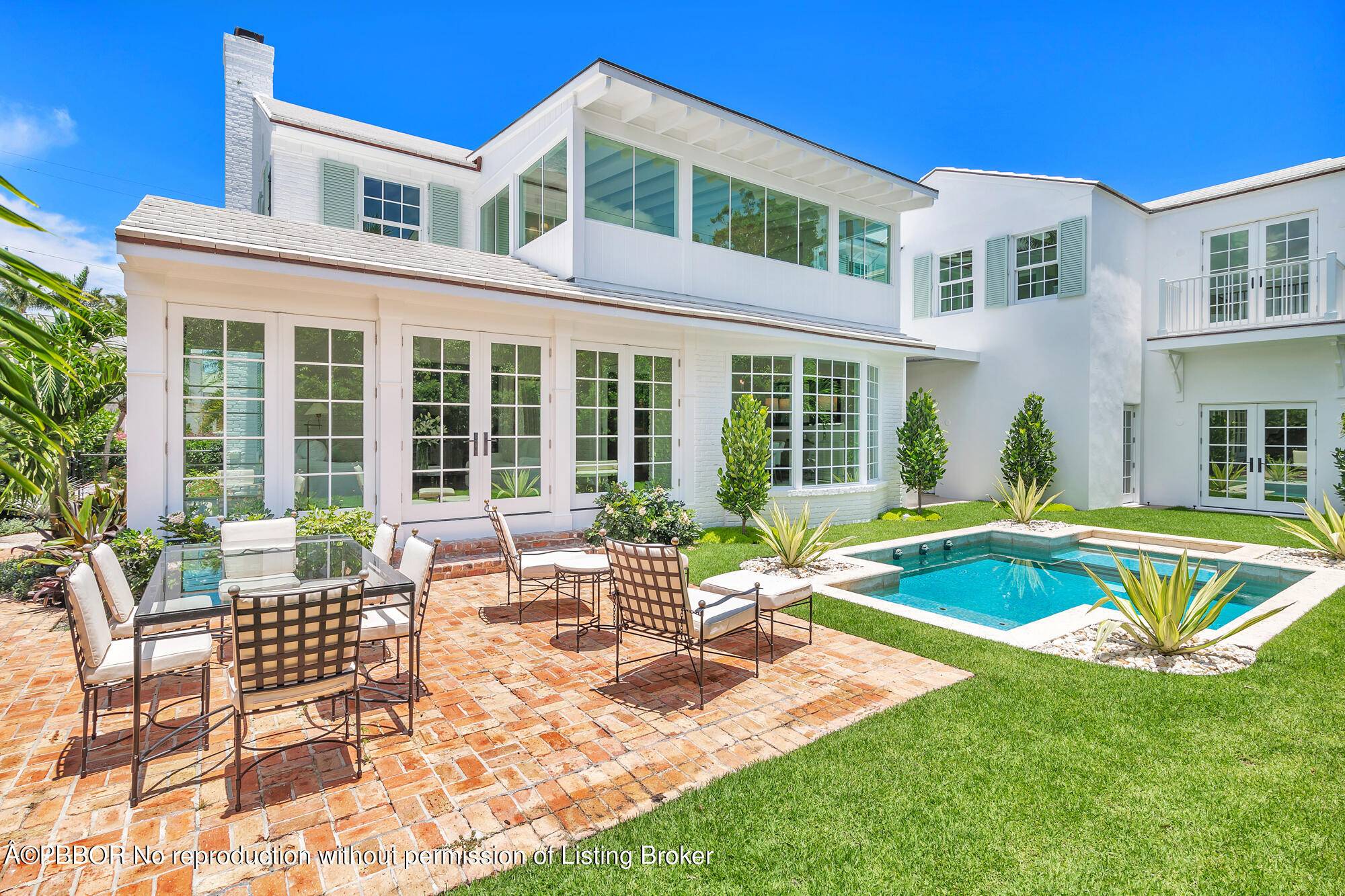 The ideal Seasonal rental in town, located at 236 Pendleton Avenue, is an exquisite Palm Beach Island home offering the perfect blend of timeless elegance and modern living.