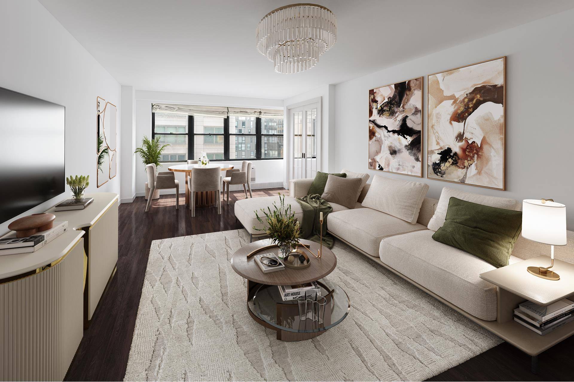 Welcome to apartment 14J at 330 Third Avenue, a stunning high floor junior one bedroom oasis that has been tastefully renovated to perfection.